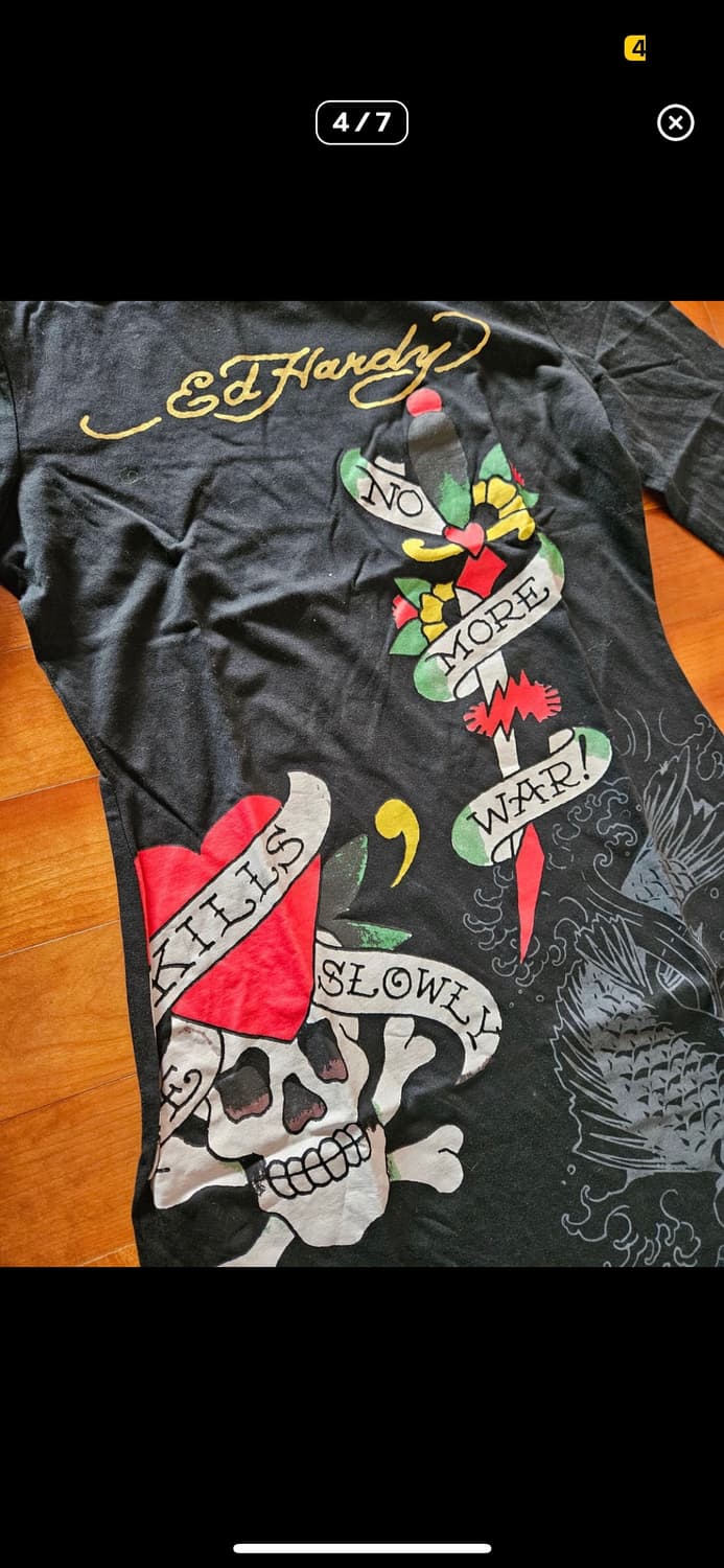 정품 에드하디 롱슬리브 미니 원피스 상품이미지4