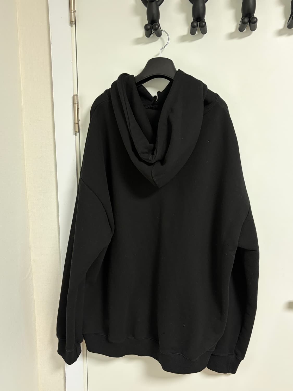 필루미네이트 오버핏 그래피티 로고 후디 블랙 M 상품이미지3