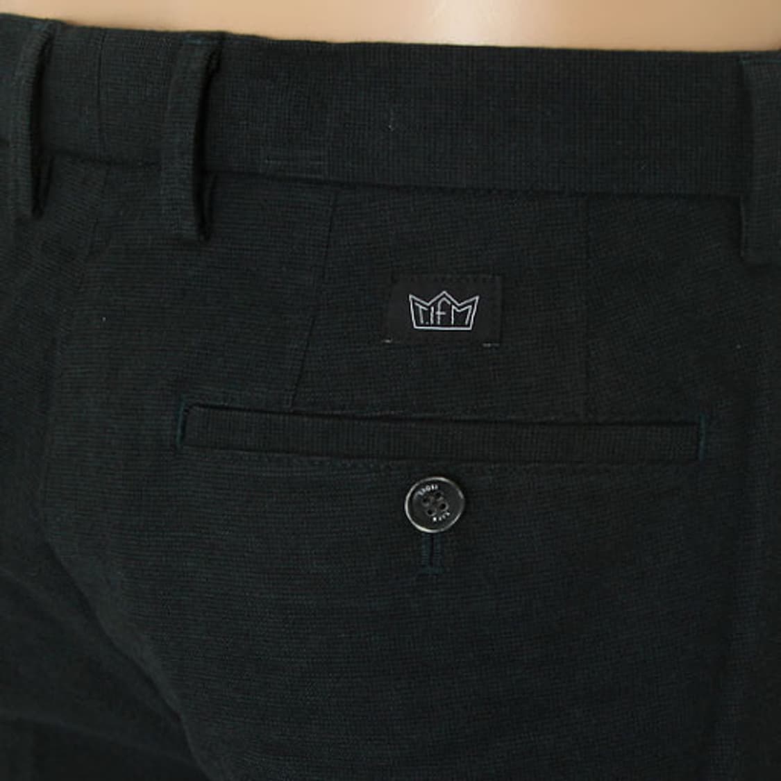 티아이포맨 도트 데코 스트레치 슬랙스 팬츠 상품이미지2