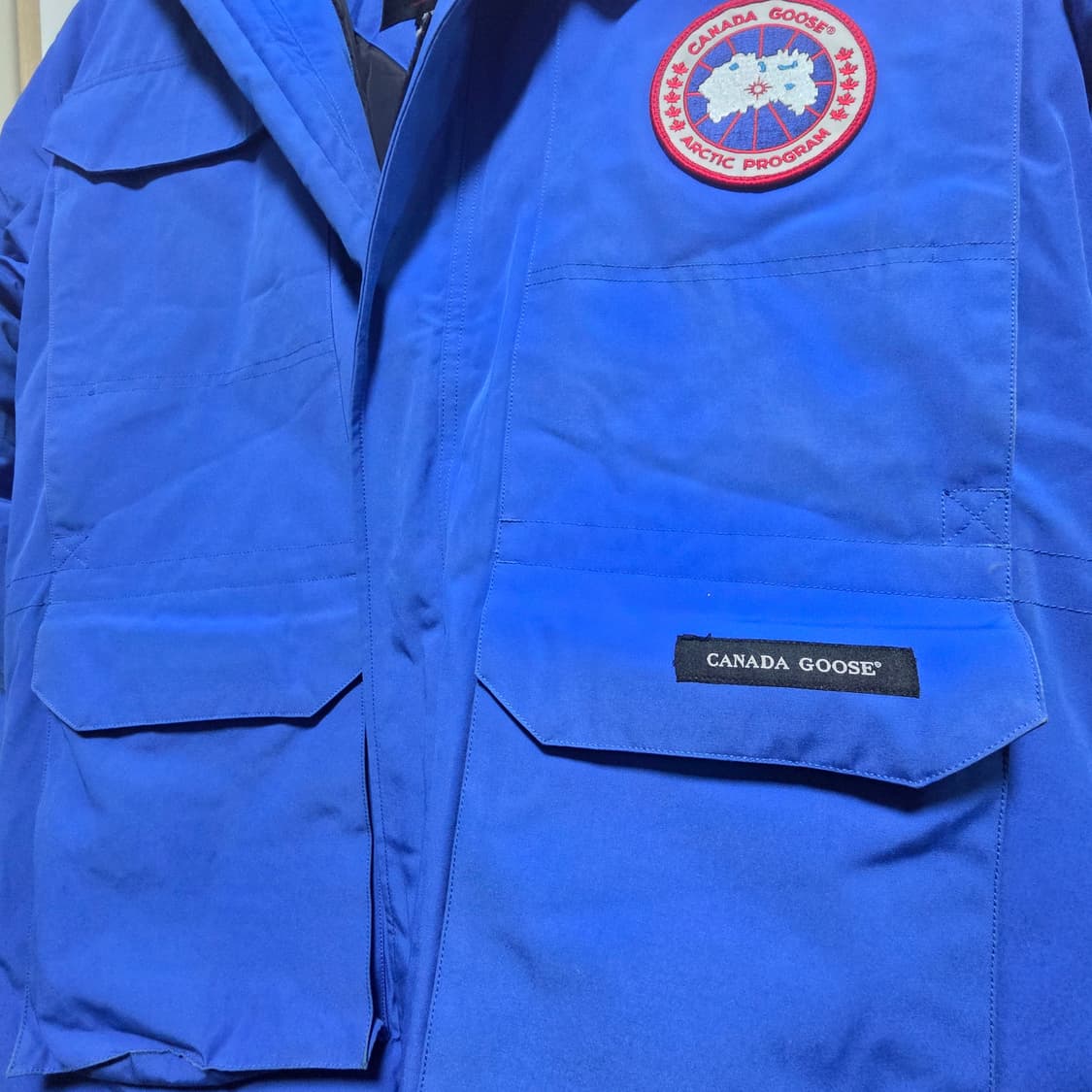 캐나다구스 익스페디션 파카 블루 색상 XL ! 상품이미지8