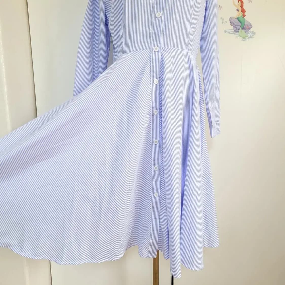 스트라이프 셔츠 롱원피스  상품이미지8