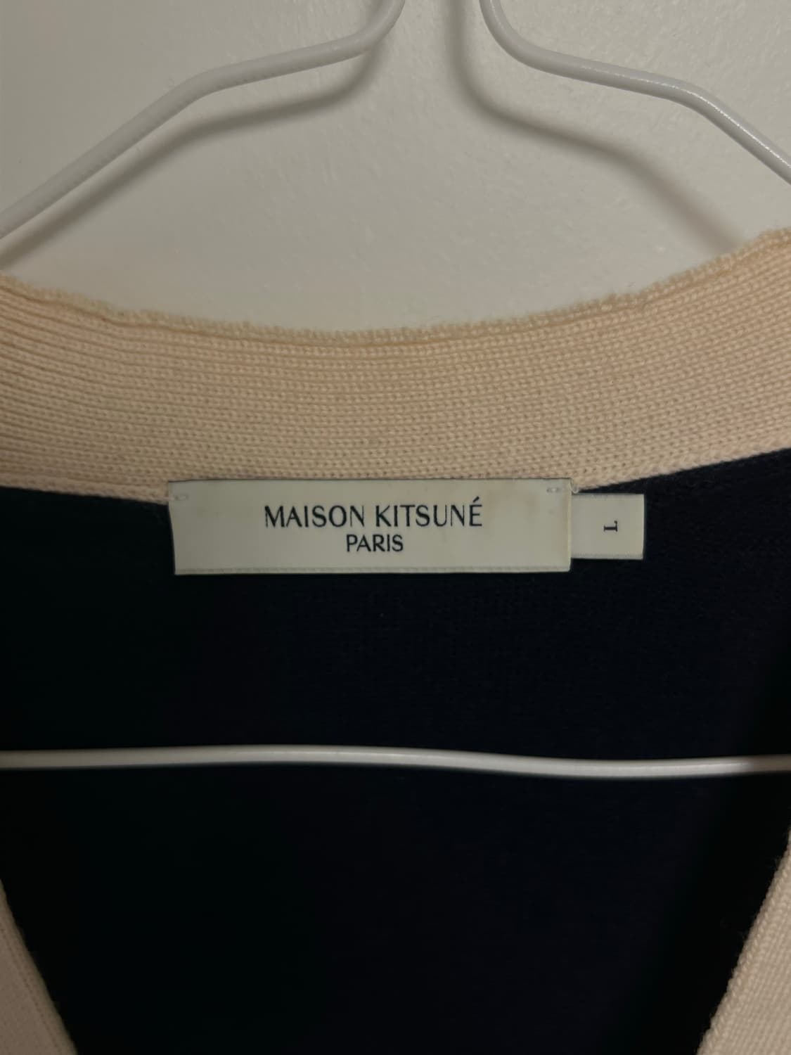 메종키츠네 남성 가디건 L 상품이미지3