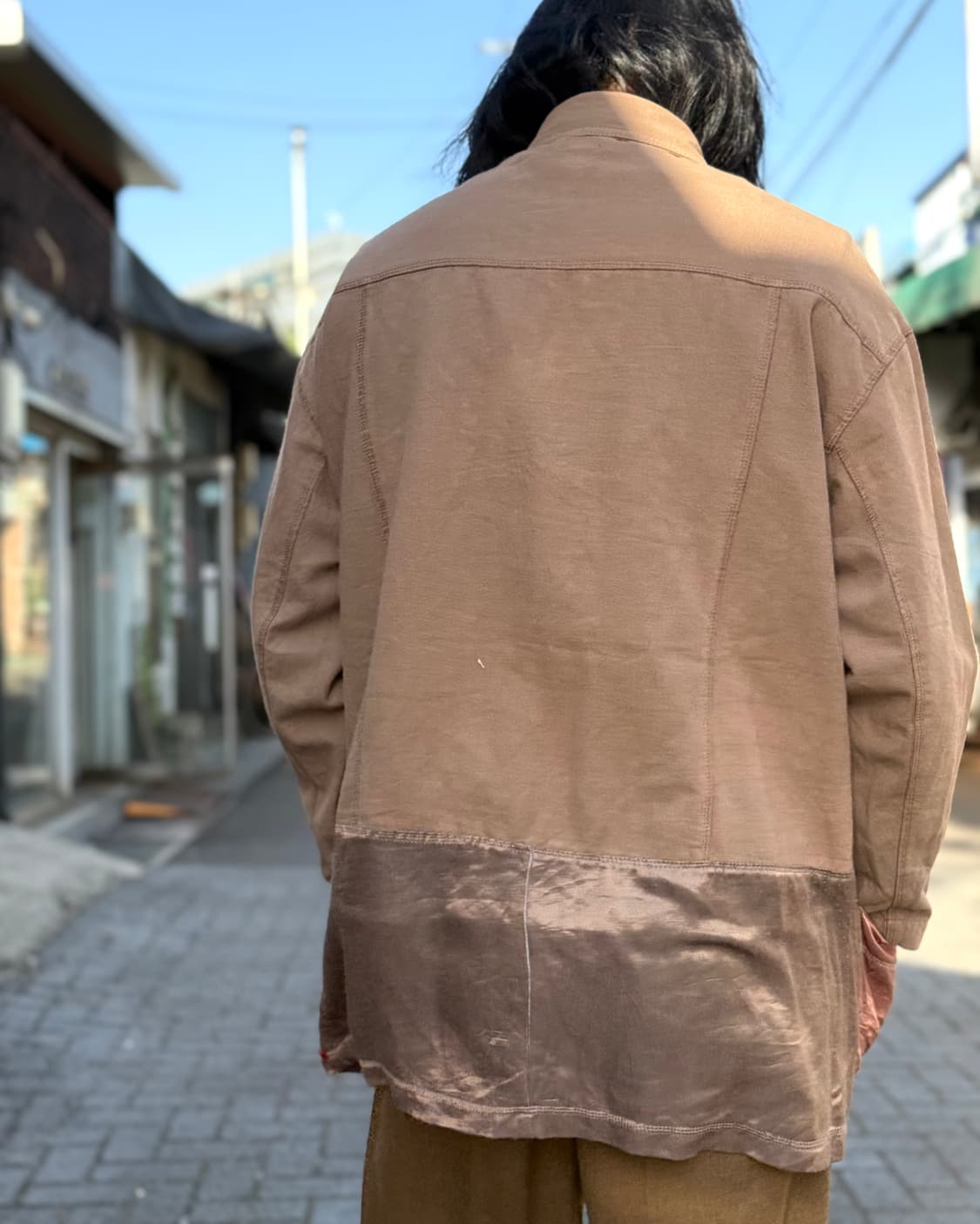 00‘s 히든 하트 실크 패널 초어 자켓 M 상품이미지9
