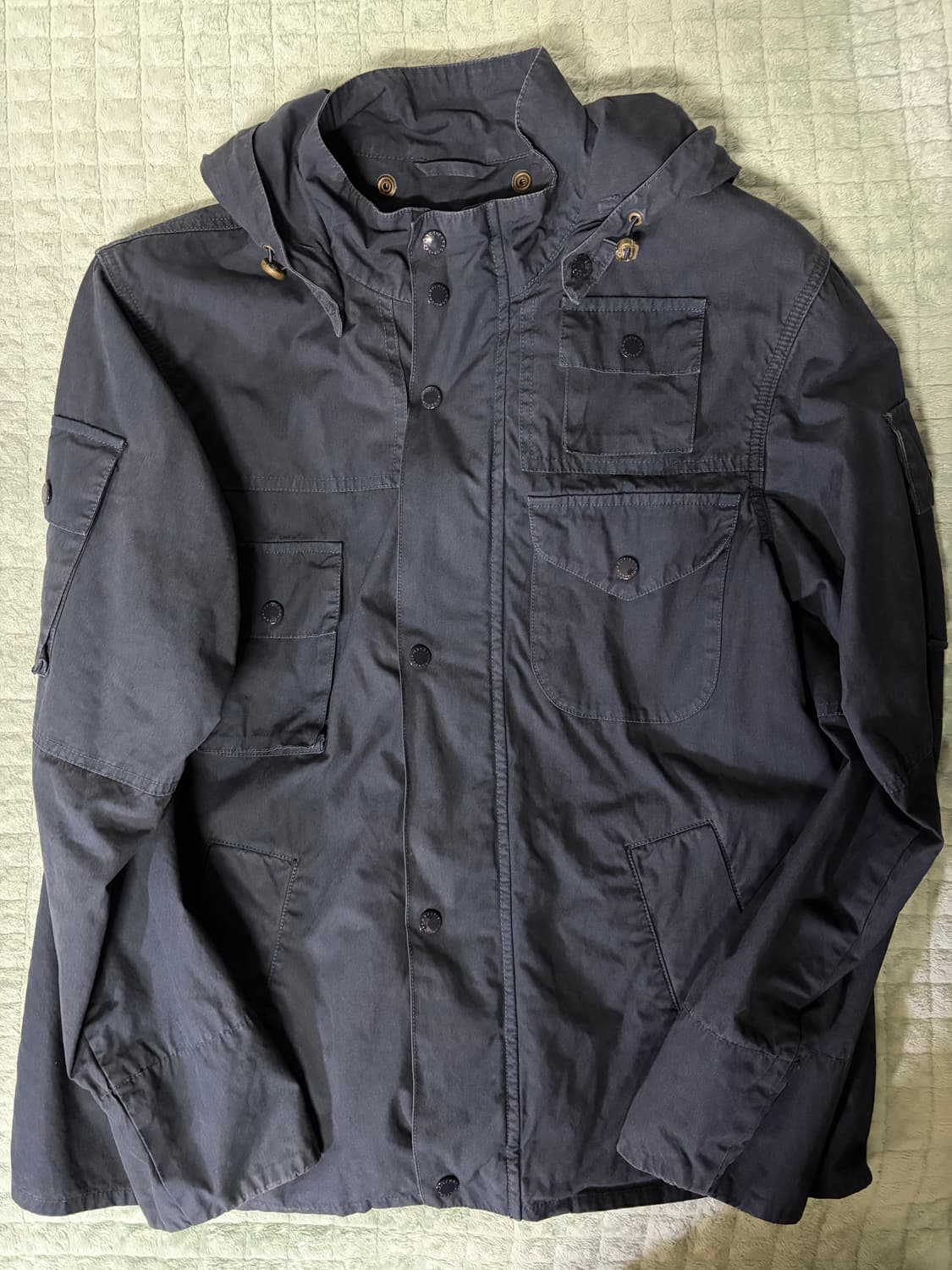 엔지니어드 가먼츠 바버 코웬 네이비 상품이미지5