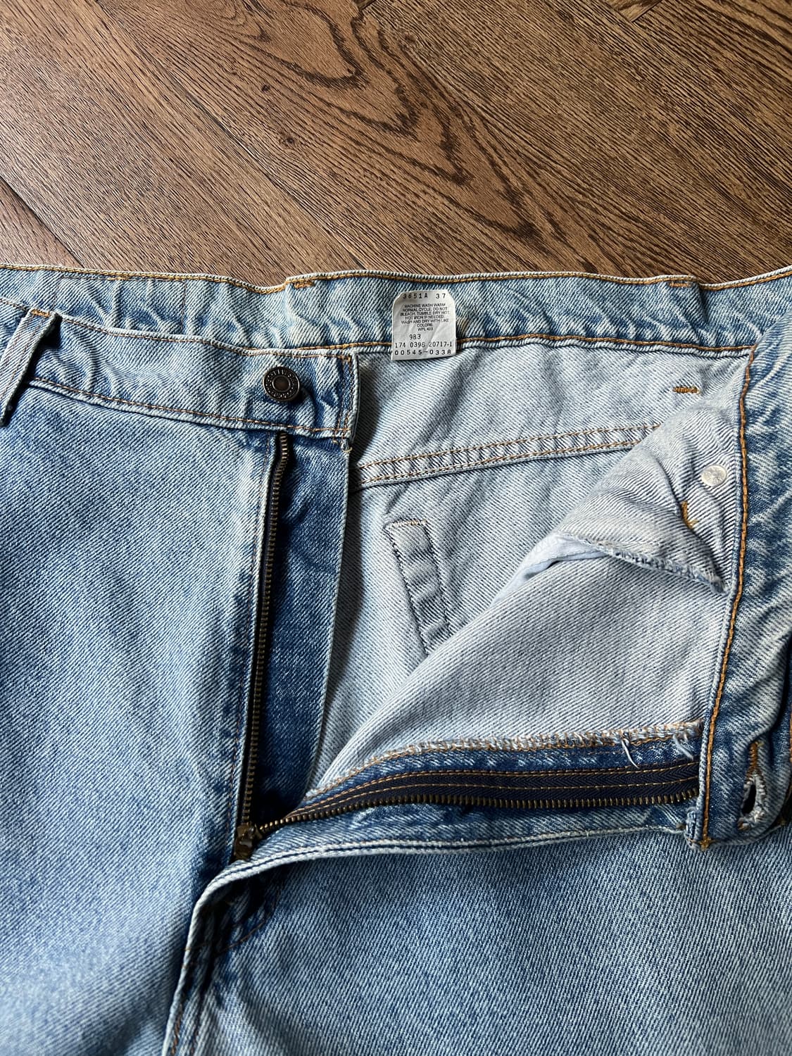 [40]90's 리바이스 USA 545 루즈 배기핏 데님 팬츠 상품이미지3