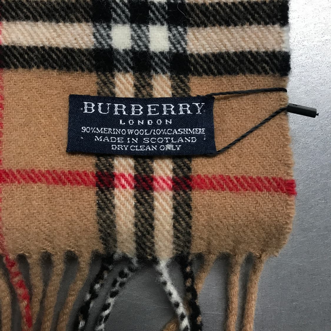 버버리 정품 울/캐시미어 머플러 베이지 상품이미지5