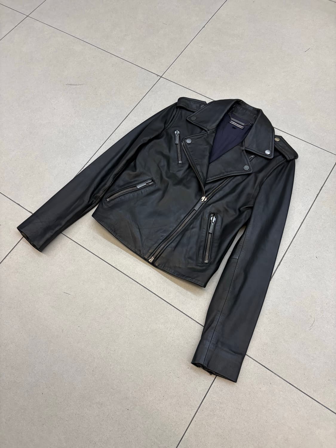 타미힐피거 램스킨 레더자켓 상품이미지2