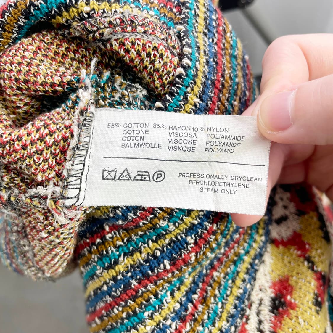 B1 미쏘니(Missoni) 남성용 니트 스웨터 XL사이즈 상품이미지5