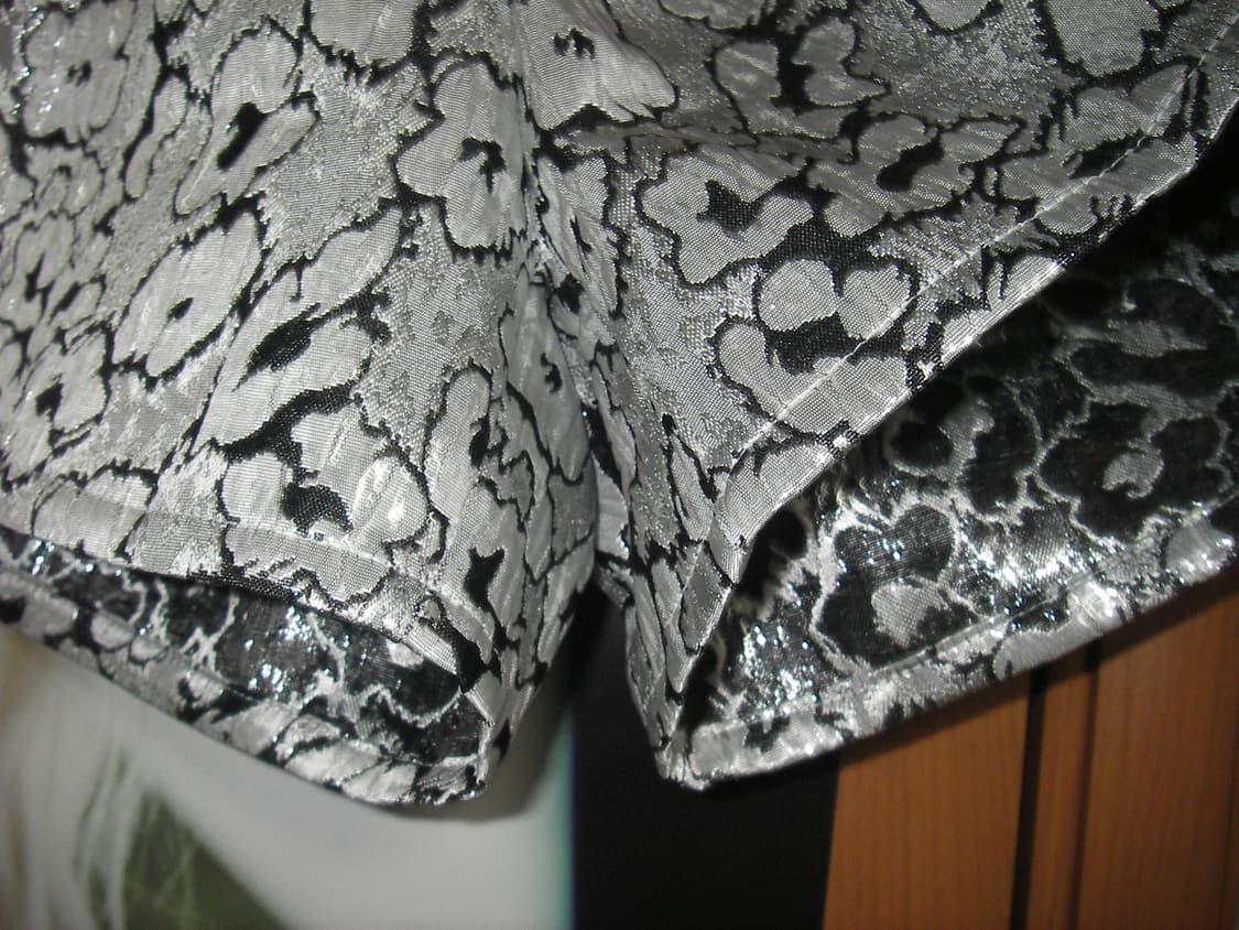 ppb 플라워 자카드 쇼츠 실버 상품이미지4