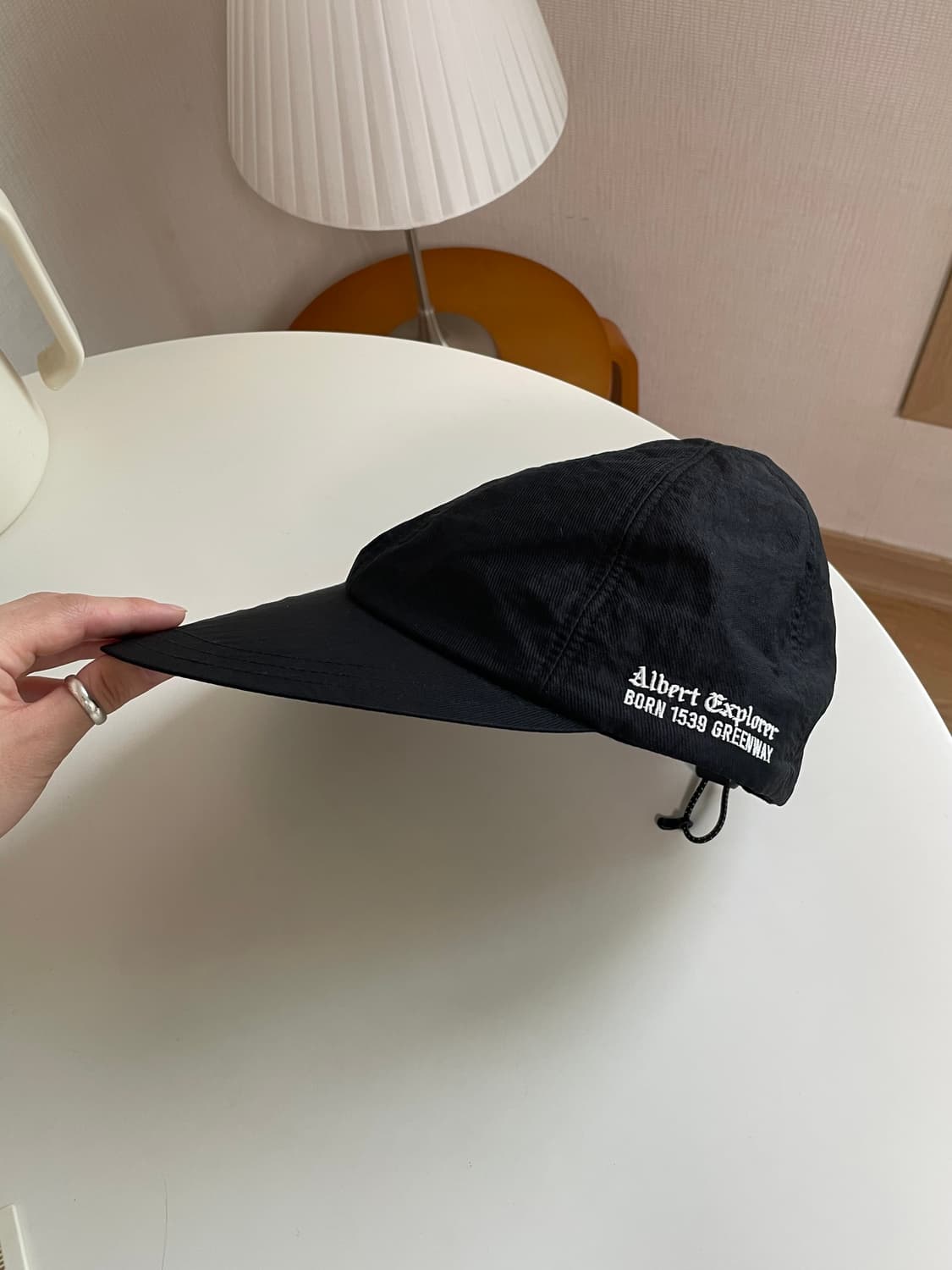 유니폼브릿지 모자 블랙6p string cap 상품이미지1