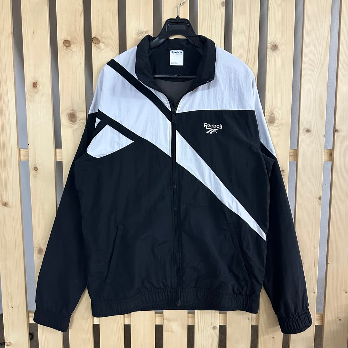 (XL) 리복 블랙 바람막이 자켓 상품이미지1