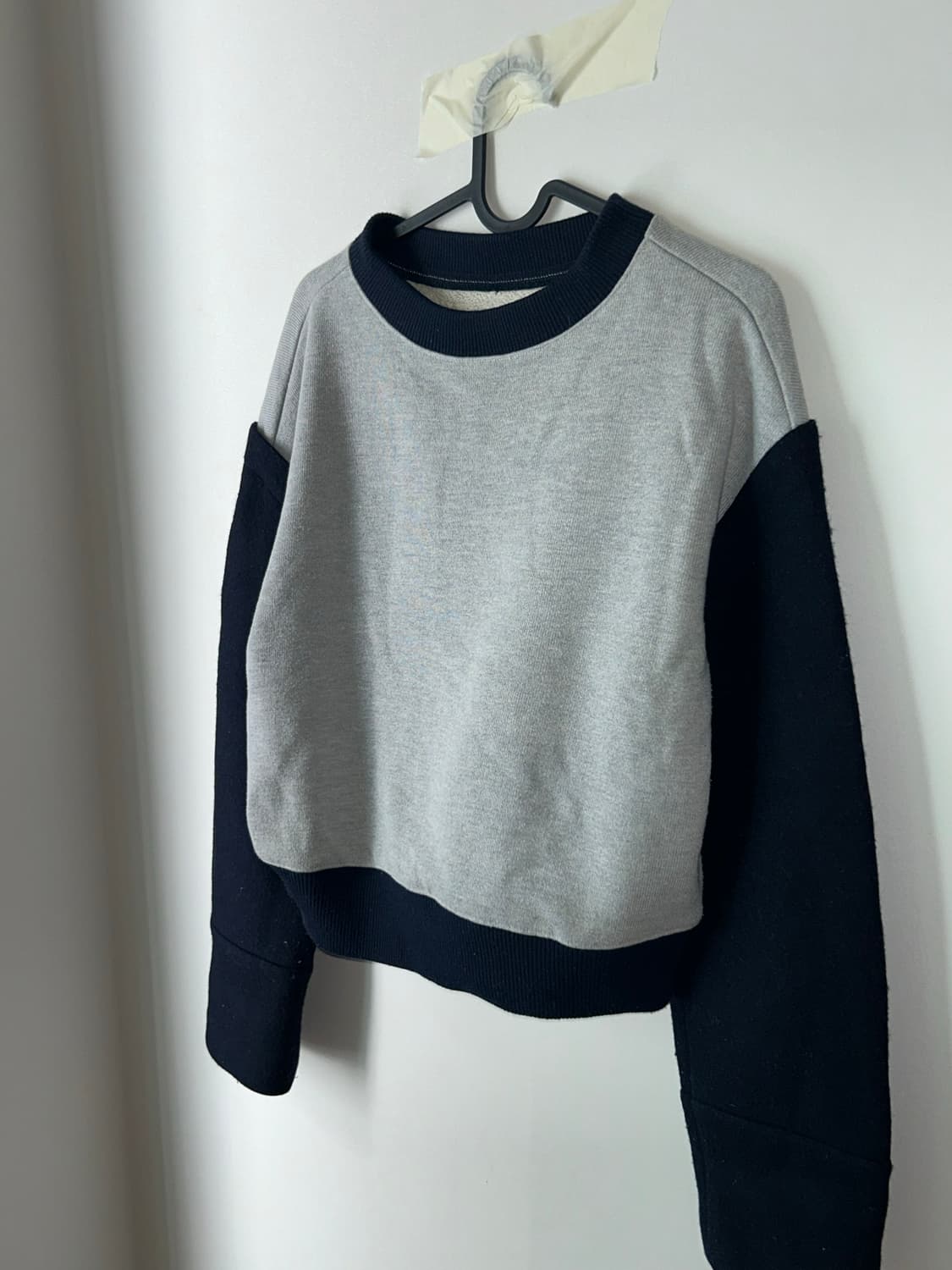 배색 맨투맨 상품이미지4