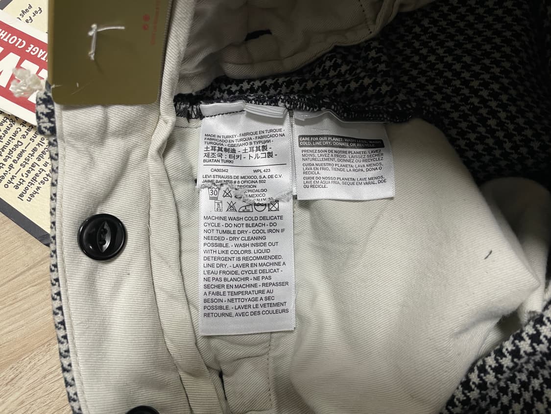 27) 리바이스 LVC 하운드투스 체크 매키노팬츠(새제품)RRL&폴로 상품이미지9