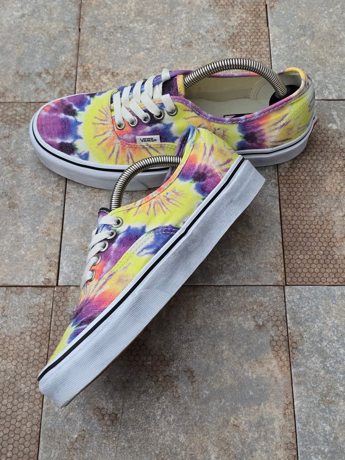 (250)반스 워시드 타이다이 어센틱  상품이미지5