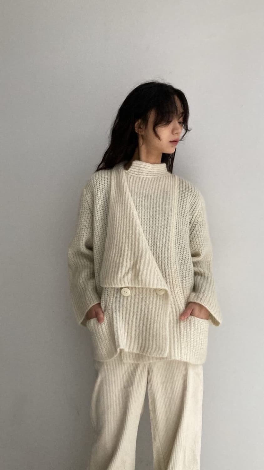 낙원 빈티지 모헤어 니트 자켓 상품이미지1