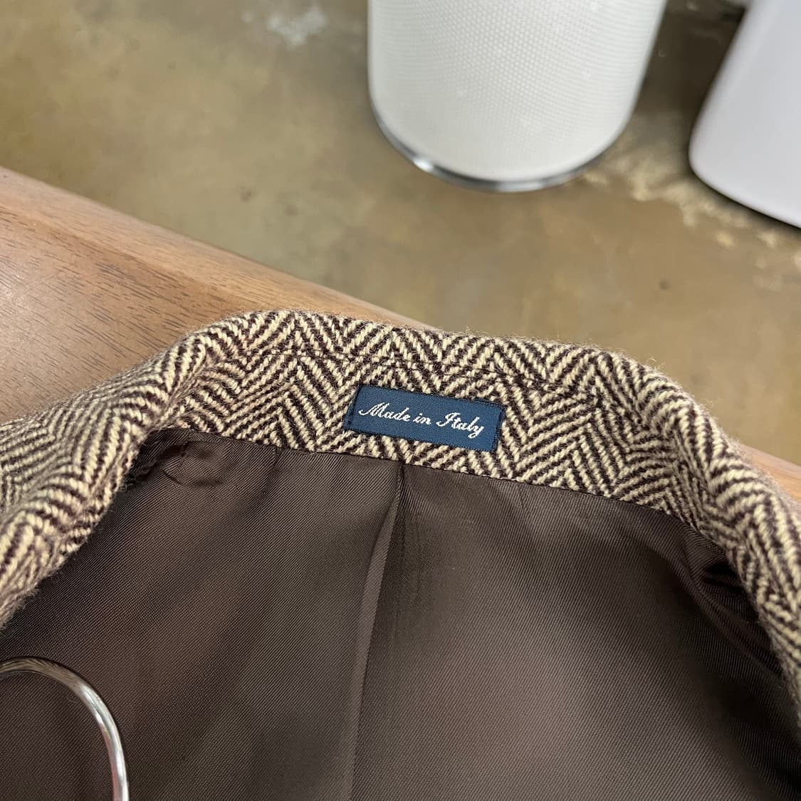 폴로랄프로렌 RL-67 헤링본 스웨이드 엘보우 패치 블레이져 M 상품이미지5