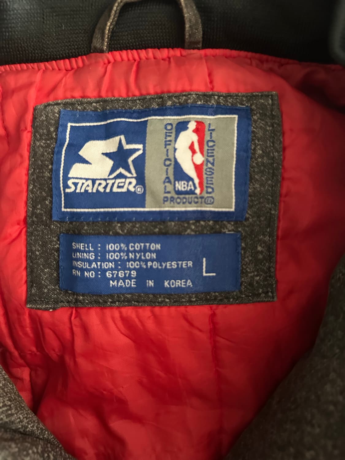 00s 스타터 NBA 시카고 불스 후드 자켓 상품이미지3