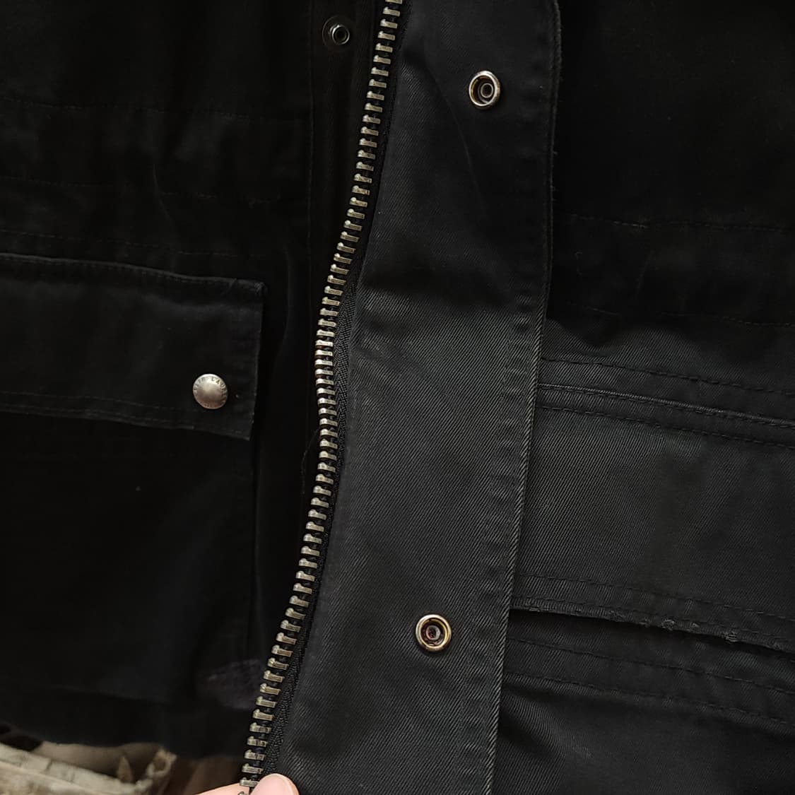 폴로 밀리터리 필드자켓 블랙 바이커 자켓 L 상품이미지7