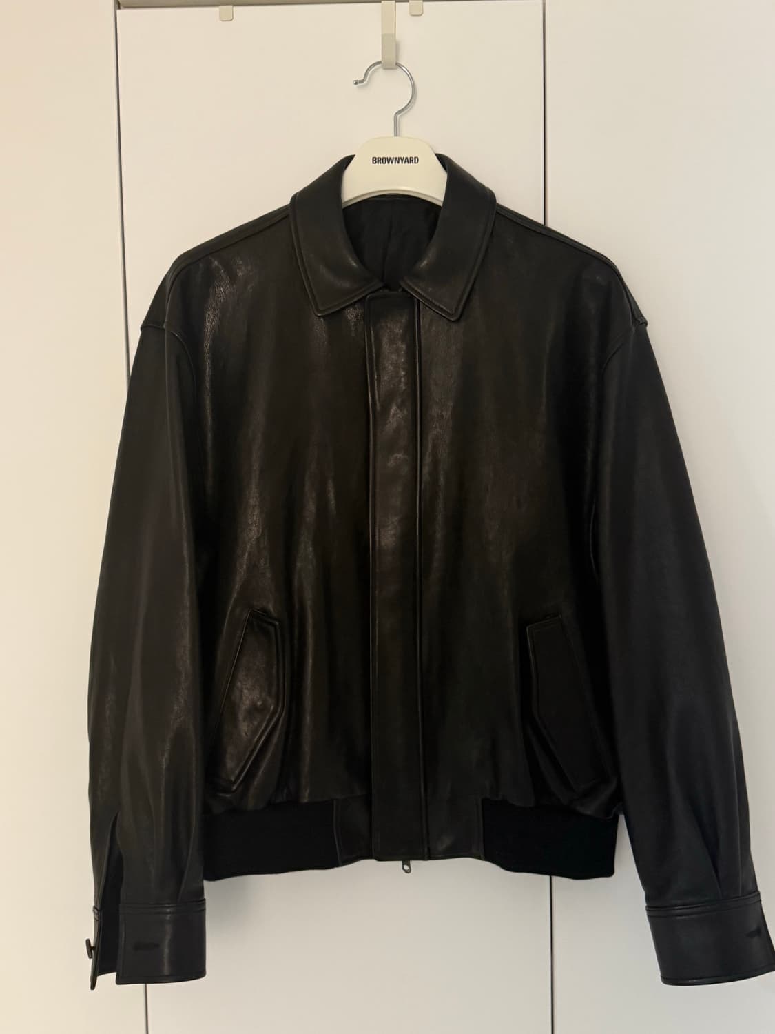 24FW 브라운야드 레더 블루죵 상품이미지3