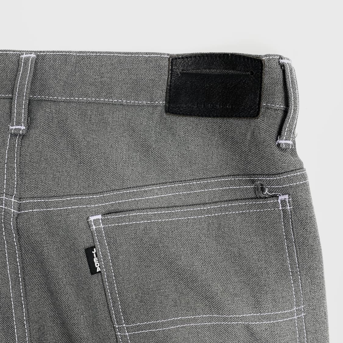 지에다 스티치 플레어 슬랙스 그레이 상품이미지8