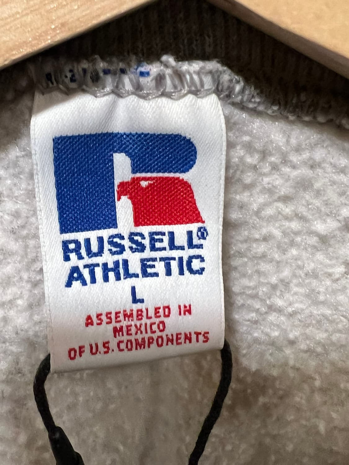 90s [L] 러셀 맨투맨 빈티지 스웨트셔츠 그레이 상품이미지7
