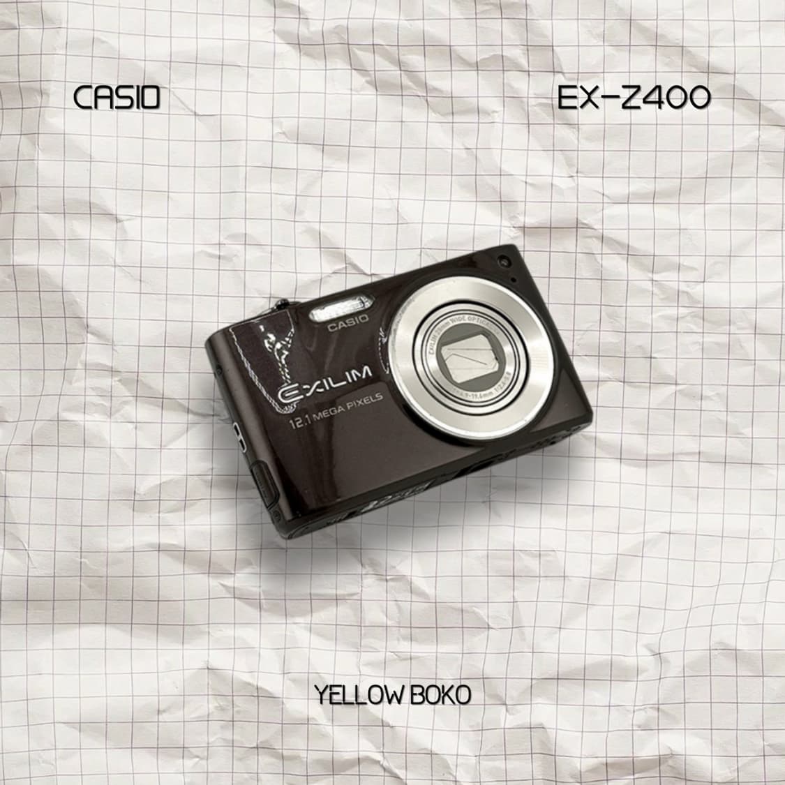 [수채감성] CASIO 카시오 엑슬림 EX-Z400 레트로 디지털 카메라 상품이미지1