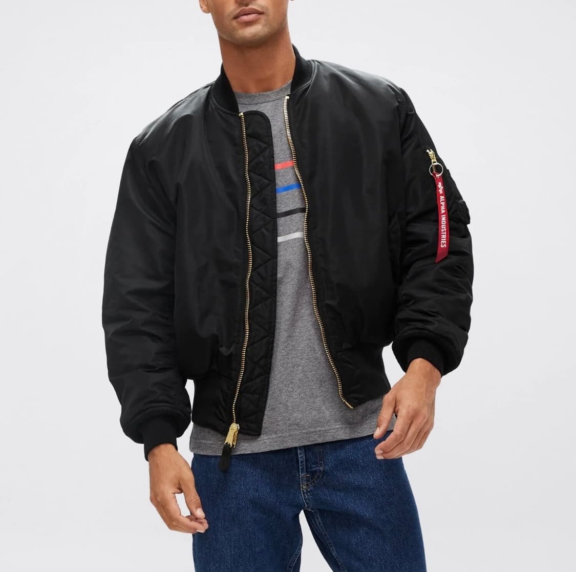 알파인더스트리 MA-1 패딩 블랙 XS 새제품 상품이미지6