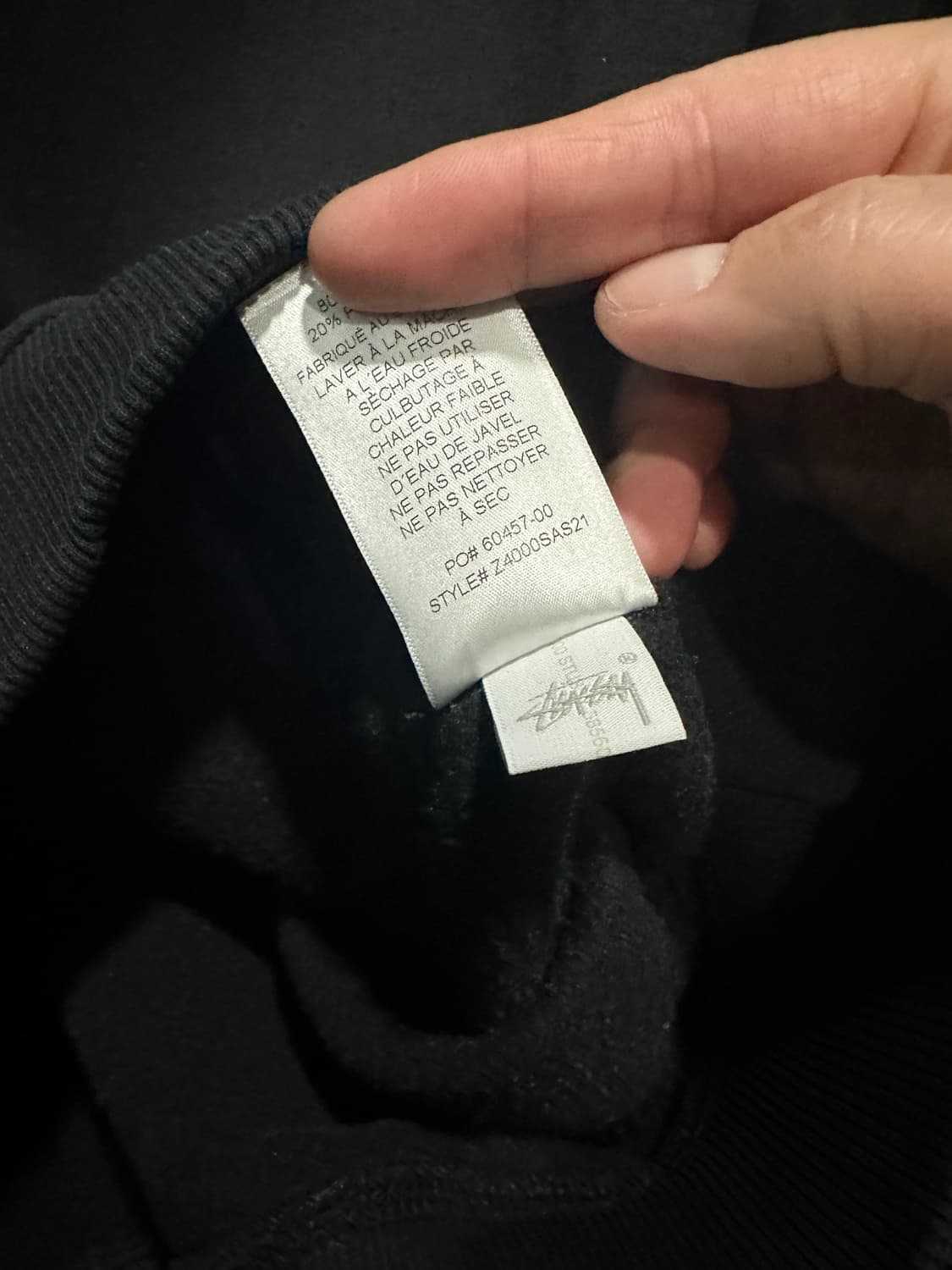 스투시서울 후드티 블랙M 상품이미지5