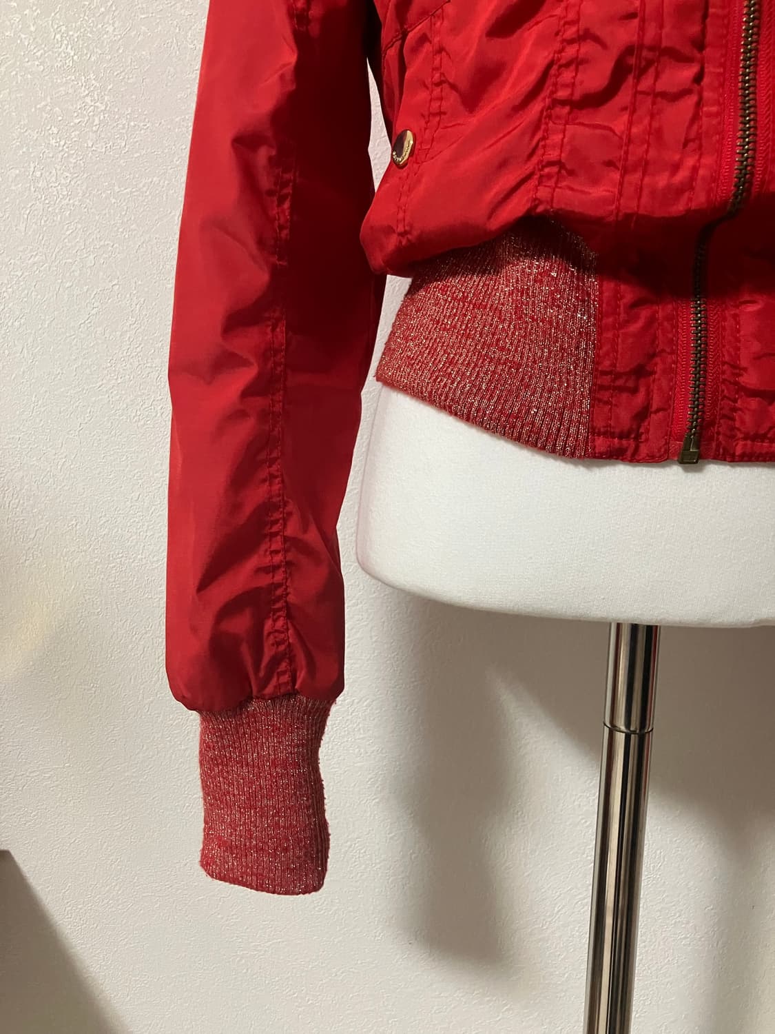 GGPX 지지피엑스 나일론 크롭 항공점퍼 y2k 오네갸루 라떼갸루 상품이미지4