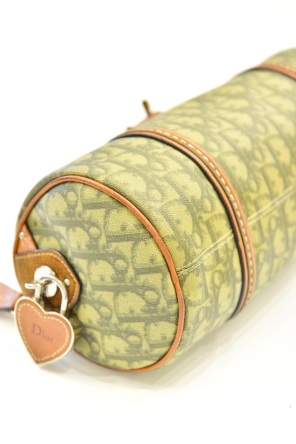 디올 카키 오블리크 로맨틱 배럴 토트백 (정품) 상품이미지6