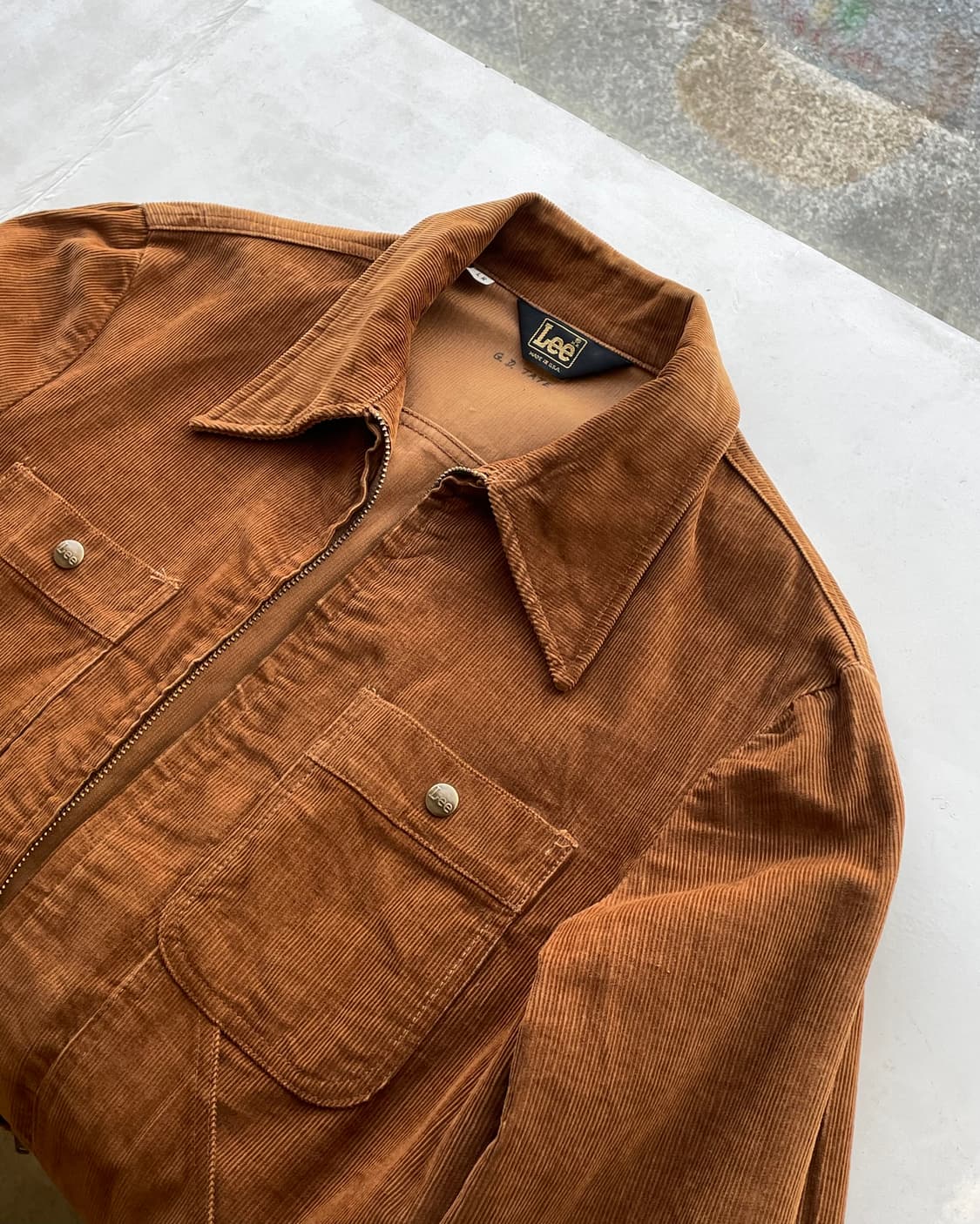 70s USA Lee corduroy work jacket 리 워크자켓 상품이미지1