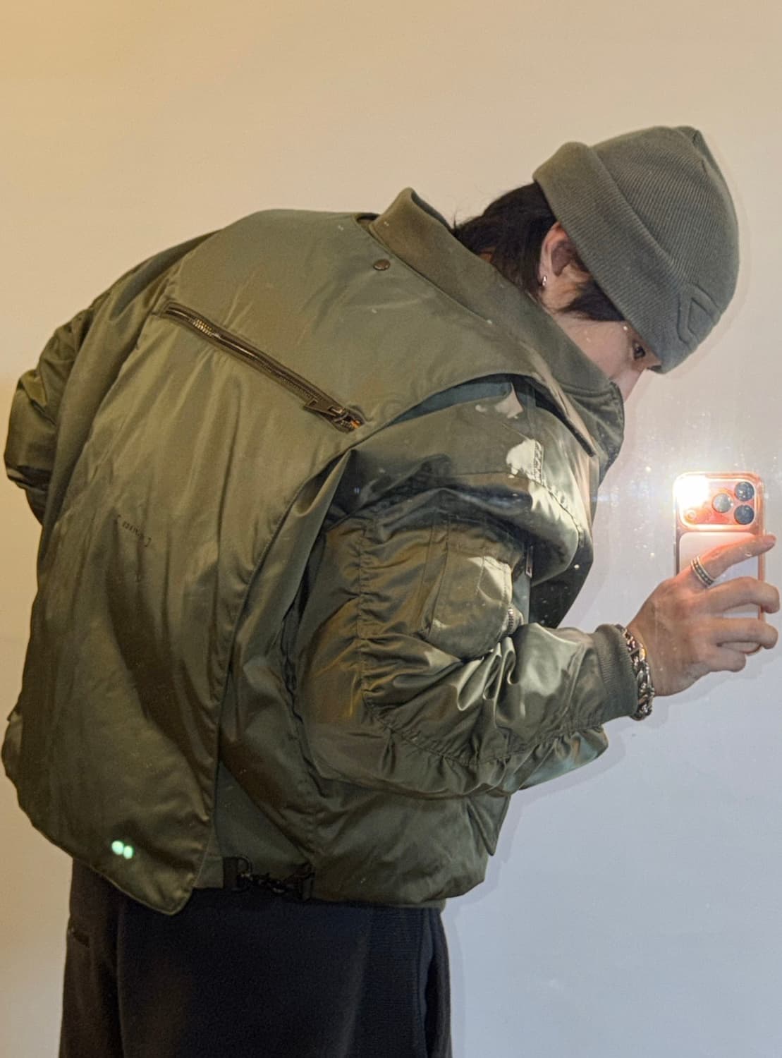 빈티지 탈부착 ma-1 플라이트 자켓  상품이미지1