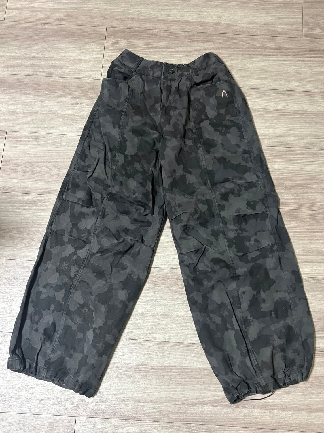 아캄 카모플라쥬 트윌 팬츠 블랙 카모바지 1사이즈 상품이미지3