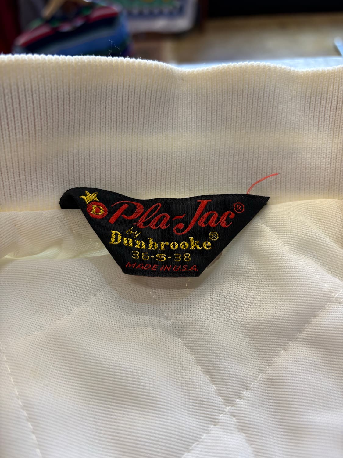 80s USA 던브룩 새틴 바시티 재킷 상품이미지5