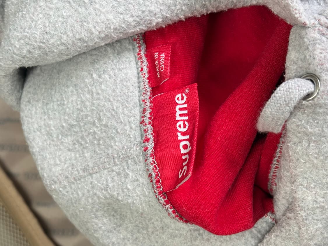 슈프림 인사이드 아웃 박스로고 후드티 그레이 사이즈 M 팝니다 상품이미지3