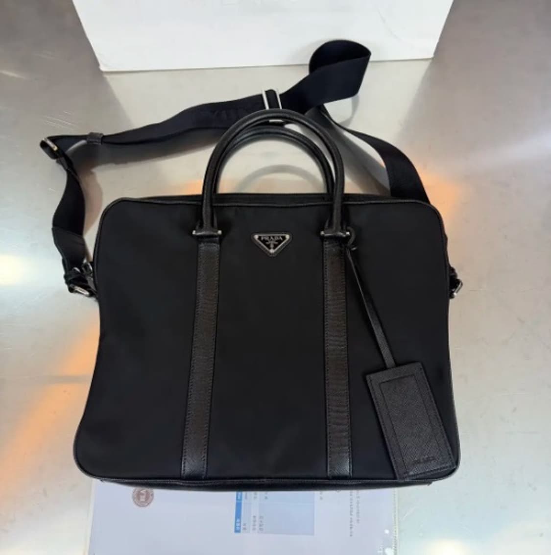 [정품] 프라다 나일론 사피아노 브리프케이스 비지니스백 상품이미지2