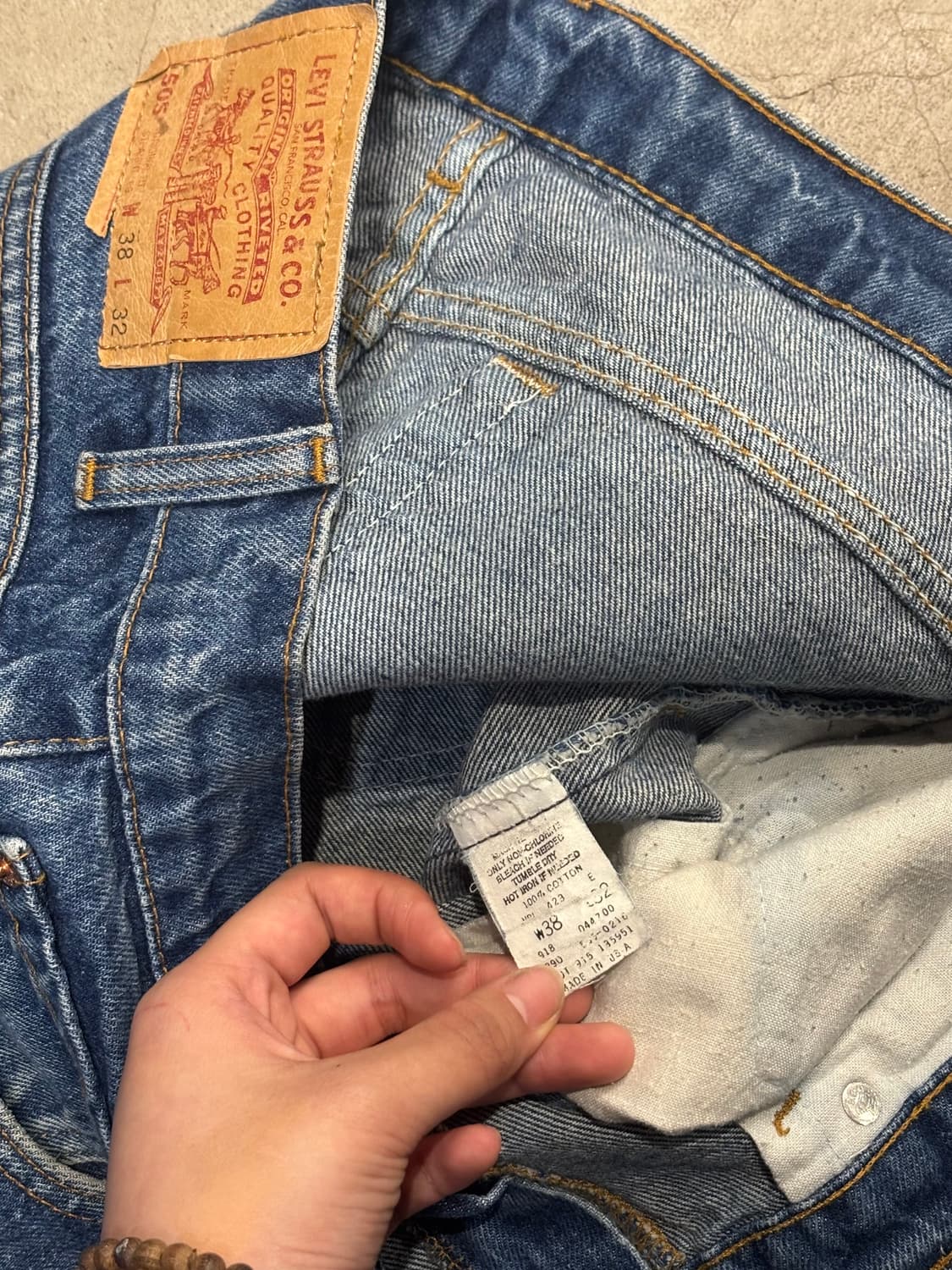 MADE IN USA 🇺🇸 리바이스 505 상품이미지7