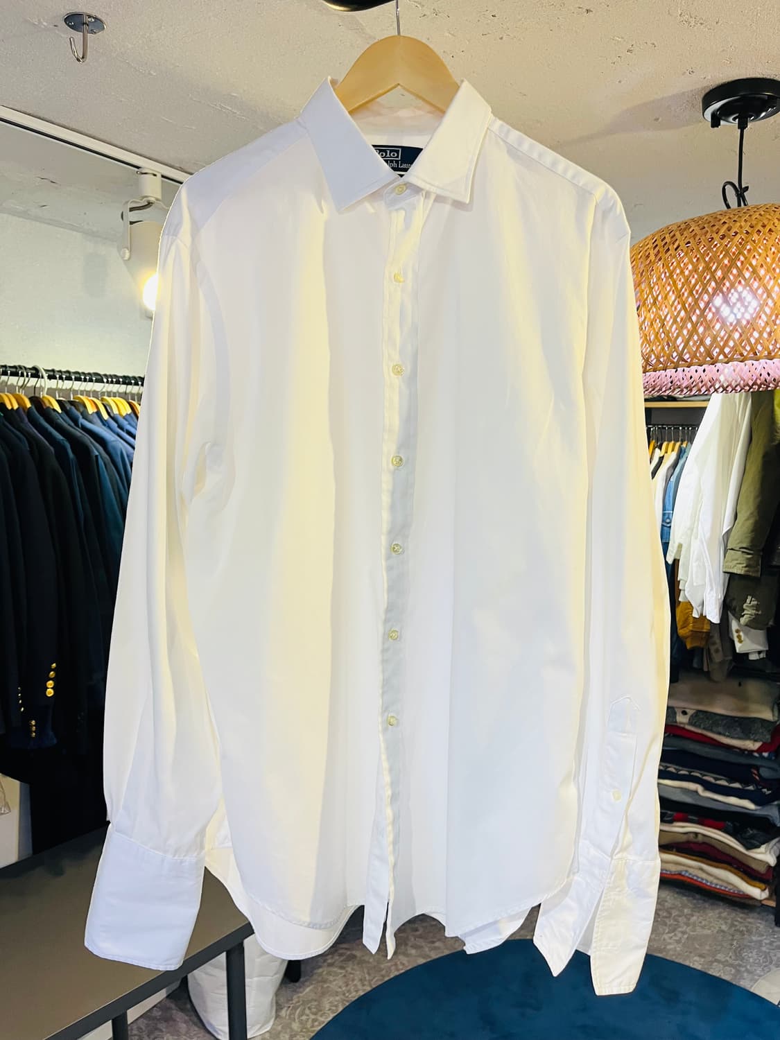 폴로 랼프로렌 화이트 드레스 셔츠 상품이미지1