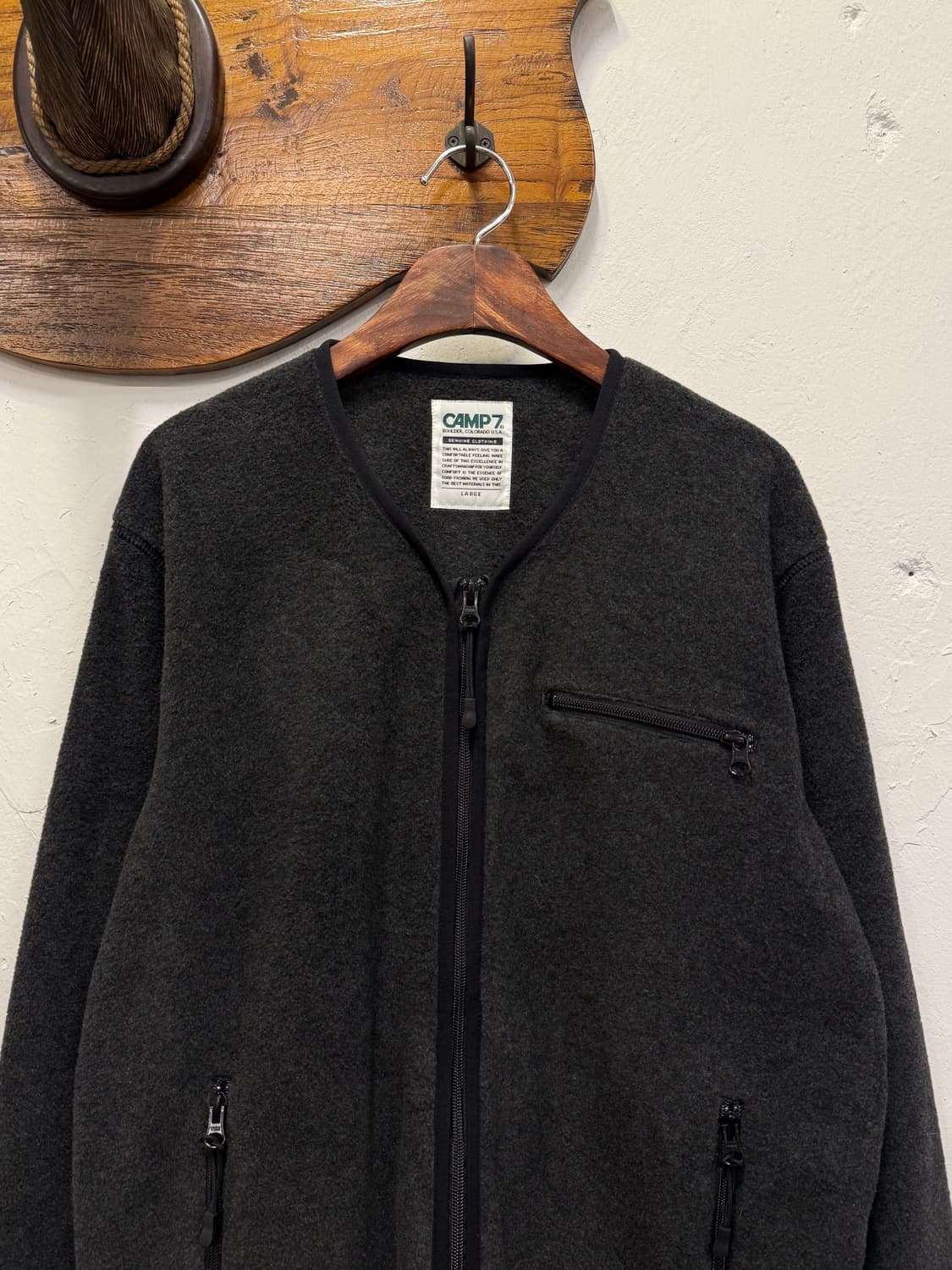 L) CAMP7 Fleece Zip-Up Jacket 상품이미지1