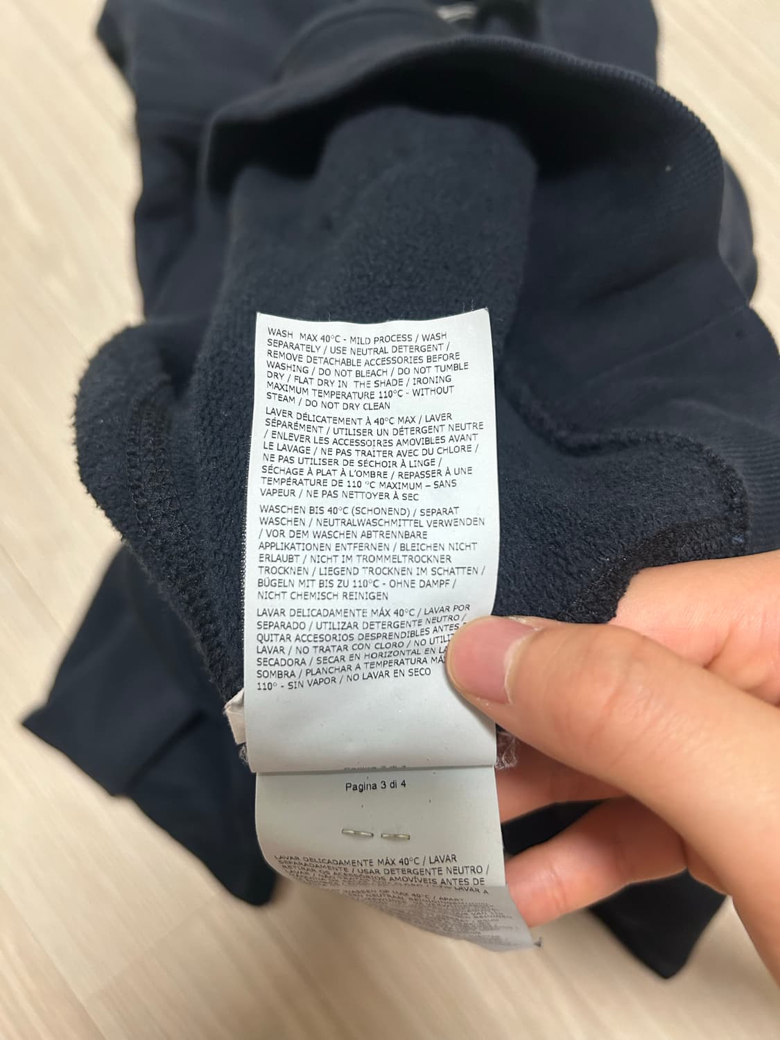 스톤아일랜드 후드티 블랙 xl 상품이미지5