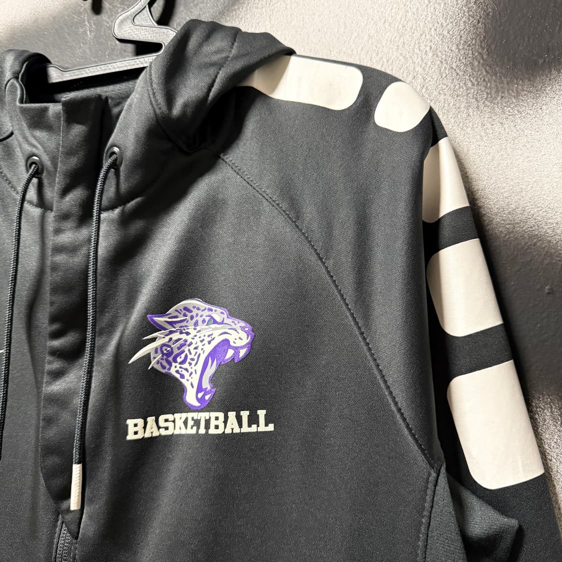 나이키 스몰 스우시 바스켓볼 후드 져지 집업 자켓 상품이미지4