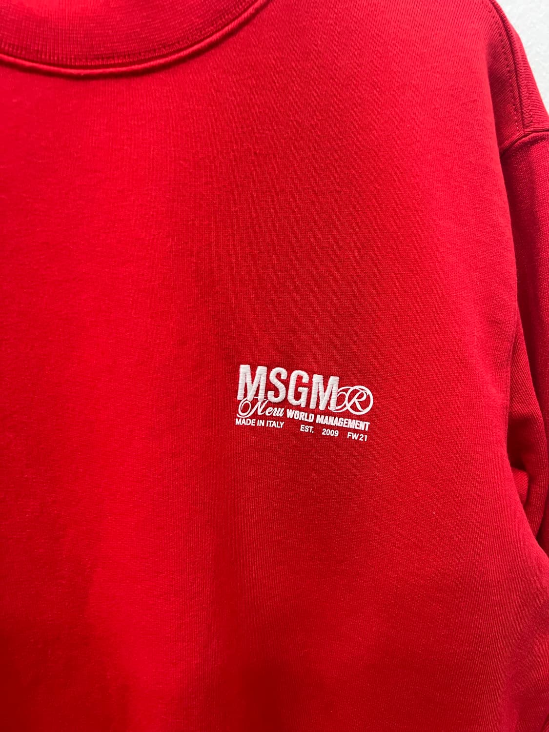 정품) MSGM 여성 맨투맨 XS 상품이미지4