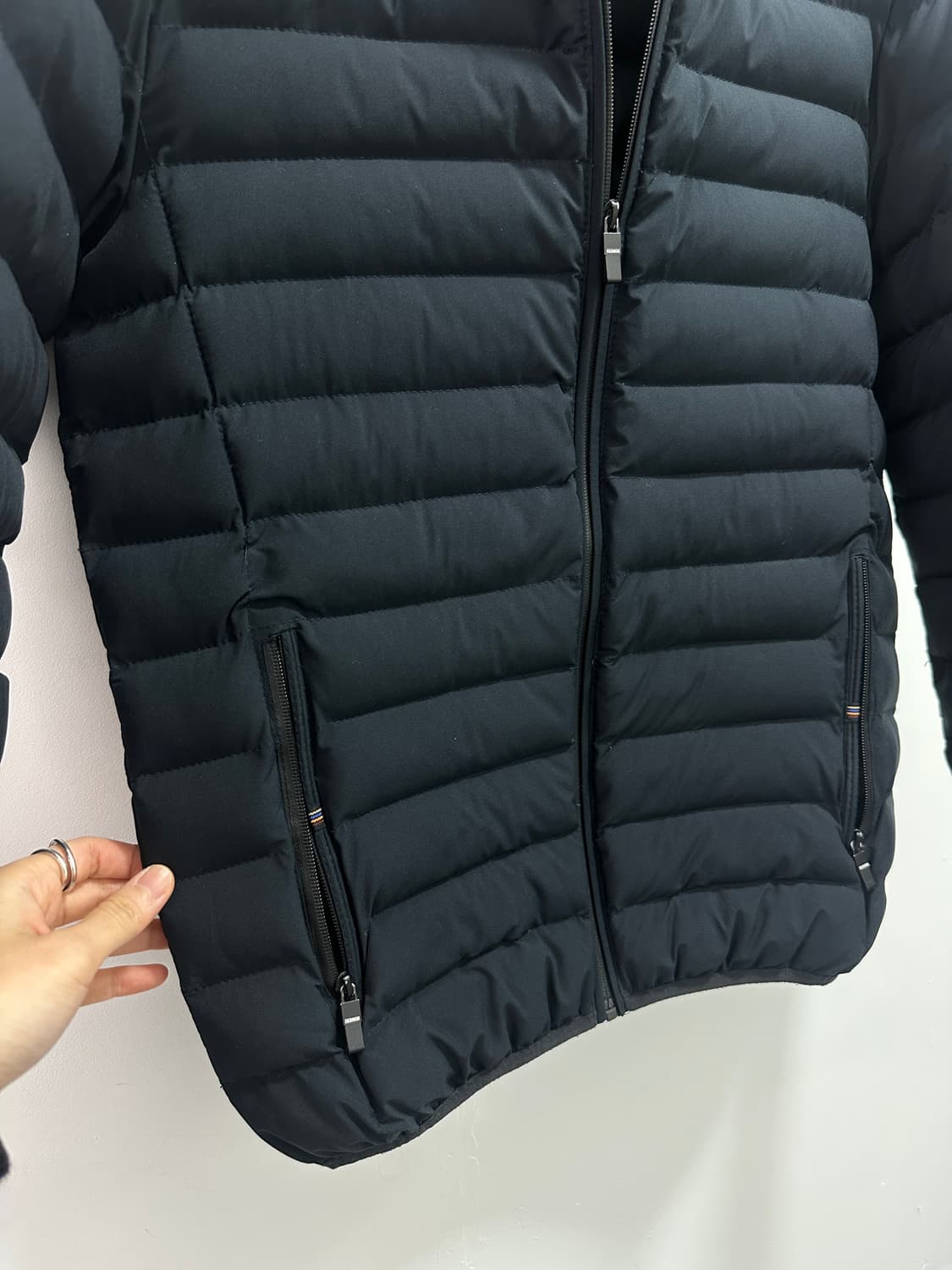 Vintage navy padded jacket 상품이미지4