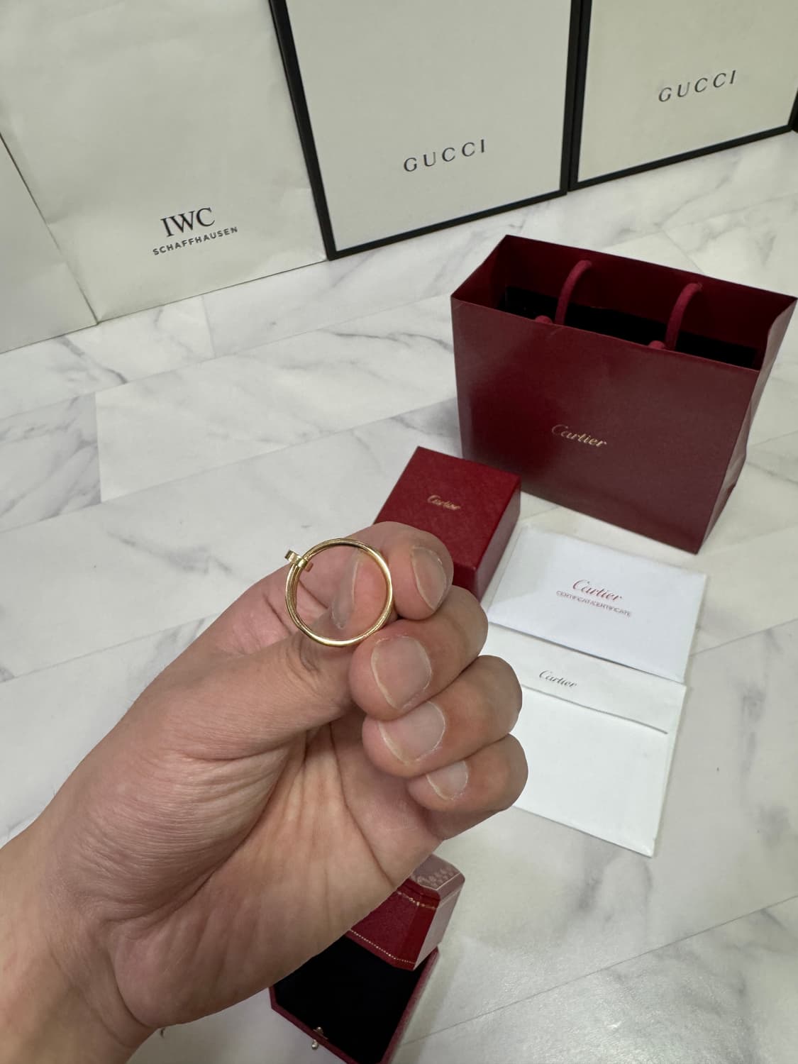 까르띠에 저스트앵끌루 반지 새상품 동일급 판매 상품이미지7