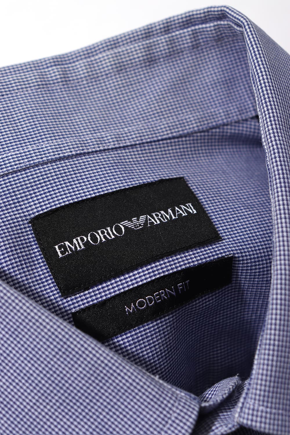 EMPORIO ARMANI 체크 모던핏 드레스 셔츠 size 39 상품이미지4