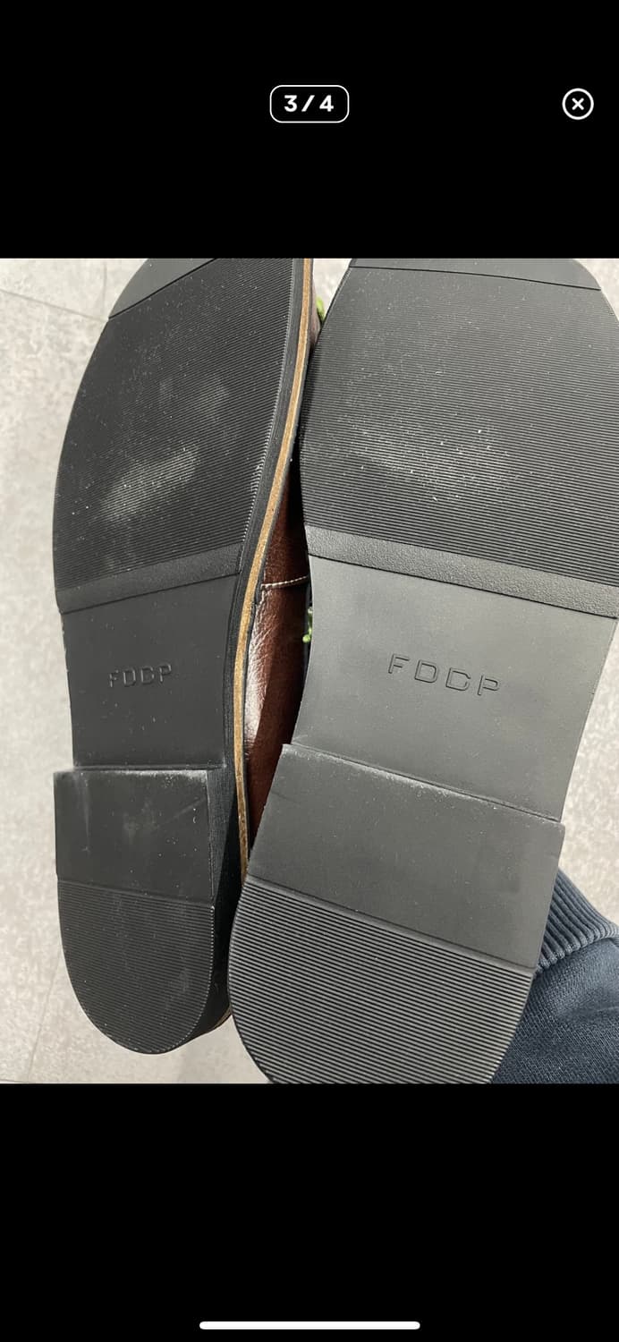 빈티지 캠퍼 에키 레이스업 브라운 레더 로퍼 A3461 상품이미지3