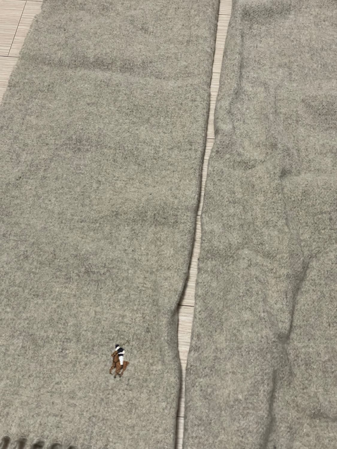 폴로랄프로렌 오트밀 머플러 상품이미지1