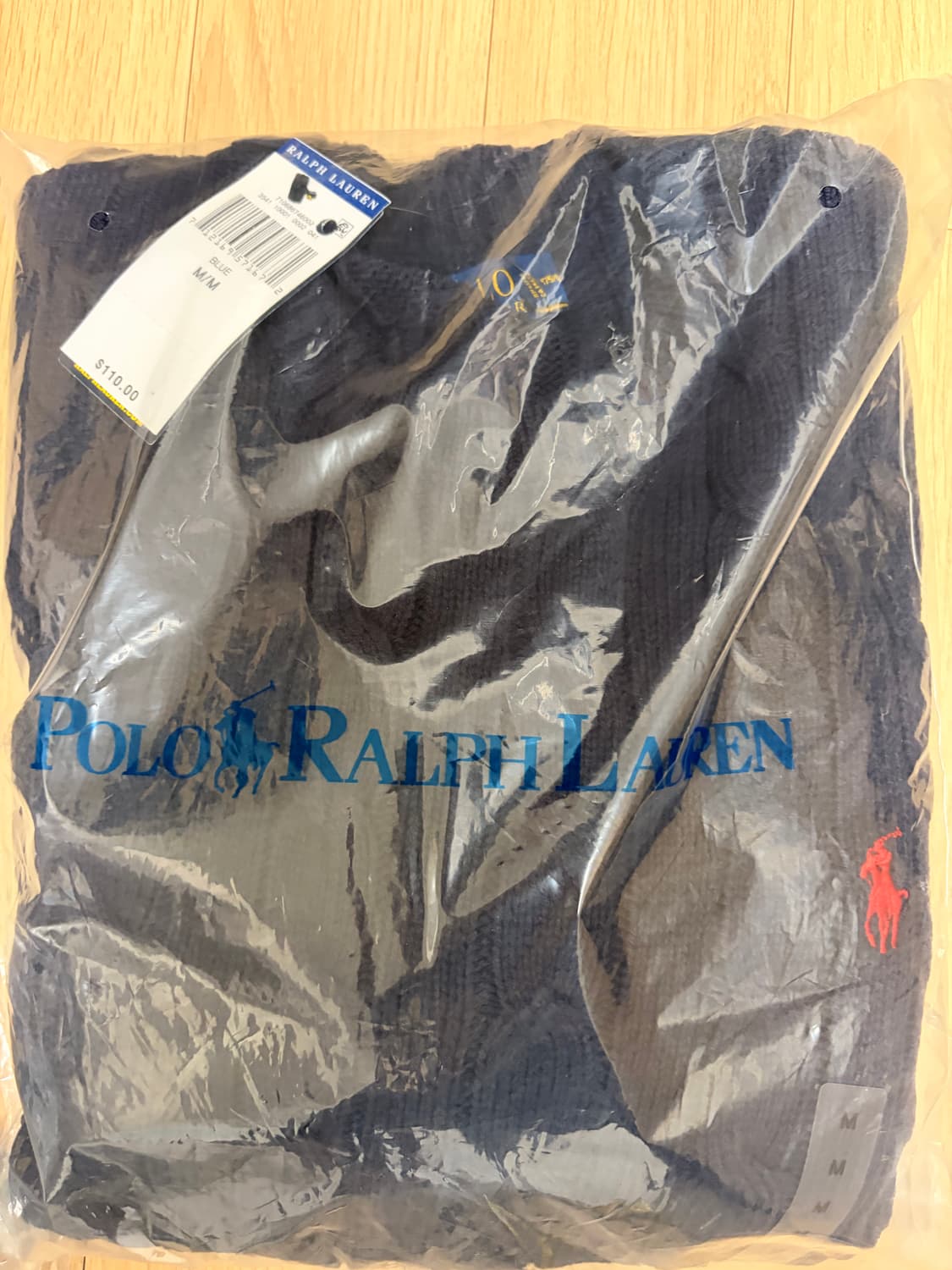 폴로 랄프로렌 네이비 니트 M 미개봉 새상품 상품이미지1