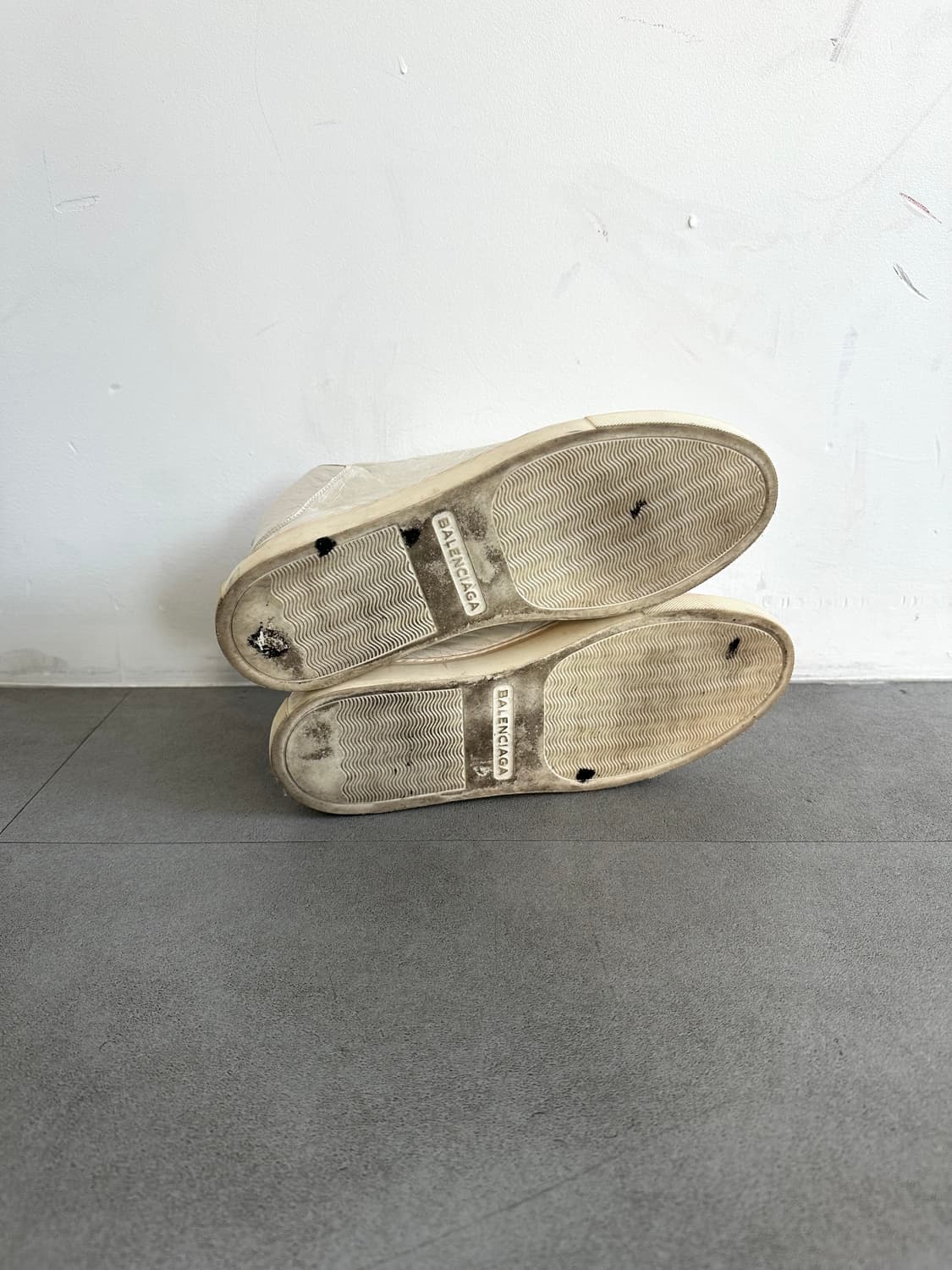 발렌시아가 아레나 크랙 레더 하이탑 상품이미지8