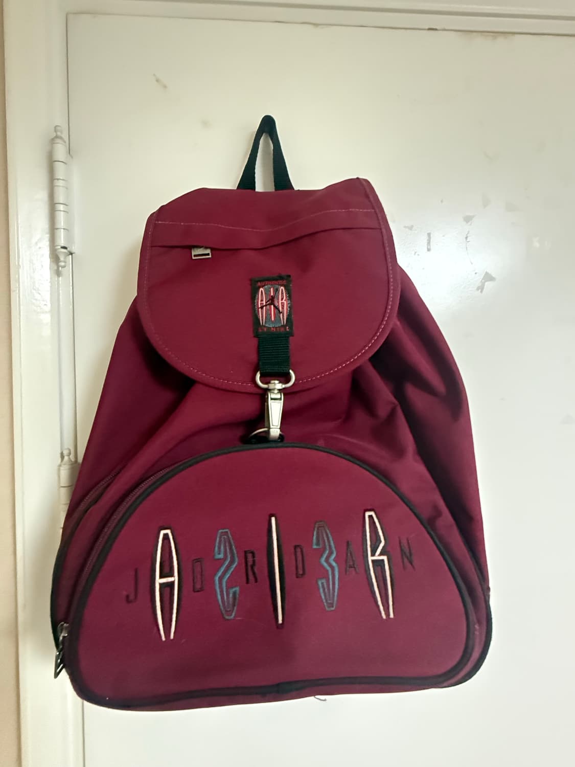 빈티지 나이키 조던 버건디 백팩 상품이미지1
